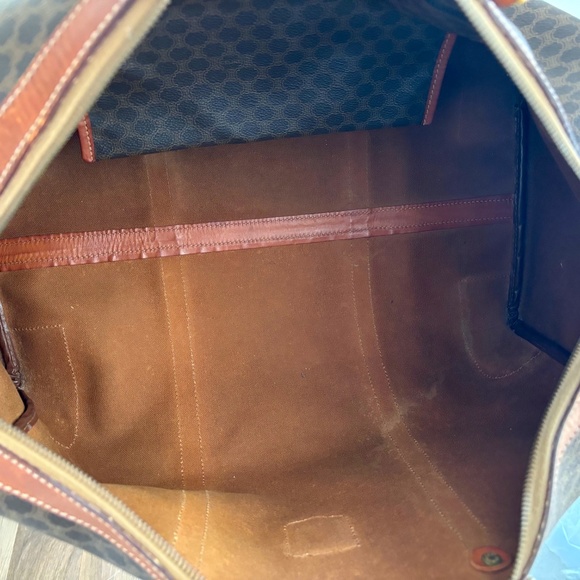 Celine Vintage Brown Macadam Duffle Bag - Medium Size (Authentic) - Picture 16 of 16